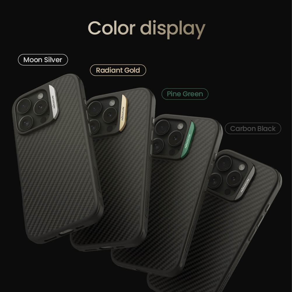 Чехол-крышка NILLKIN для Apple iPhone 16 Pro (серия Synthetic Fiber Pro Magnetic case)